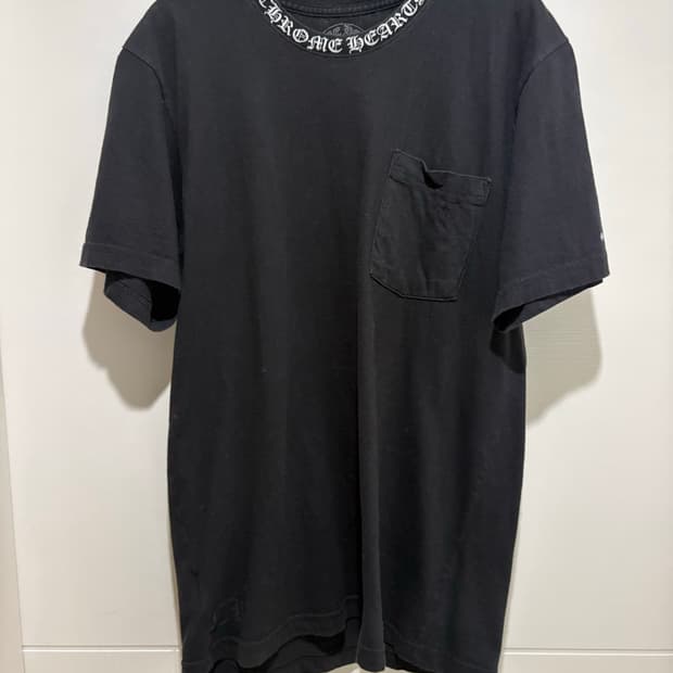 넥 레터링 반팔 M