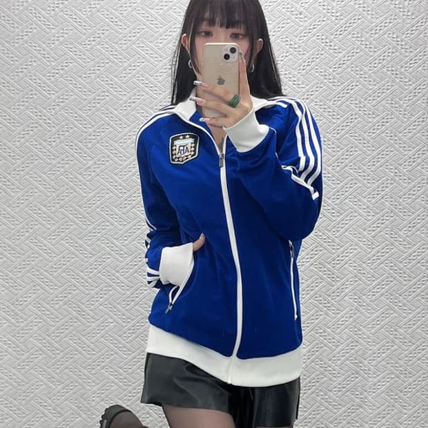 아디다스 올드스쿨 레트로 빈티지 아르헨티나 져지 집업 100 C12738