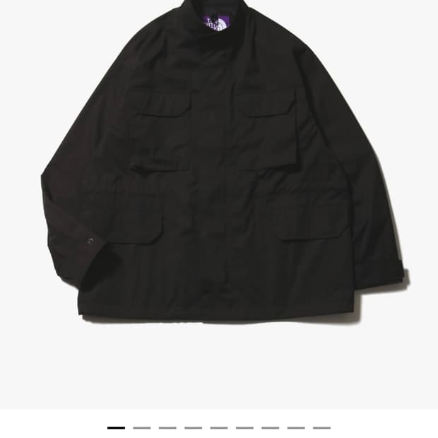 노스페이스 퍼플라벨 필드자켓 블랙 65/35 재킷