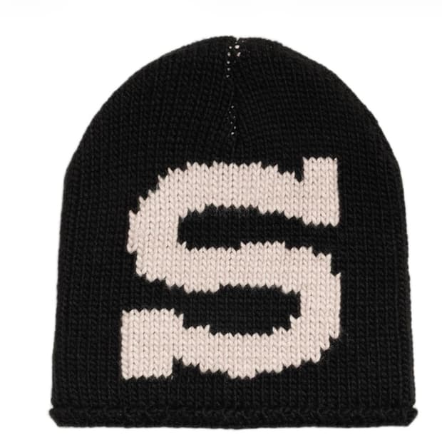 스투시 스컬캡 벌리 블랙