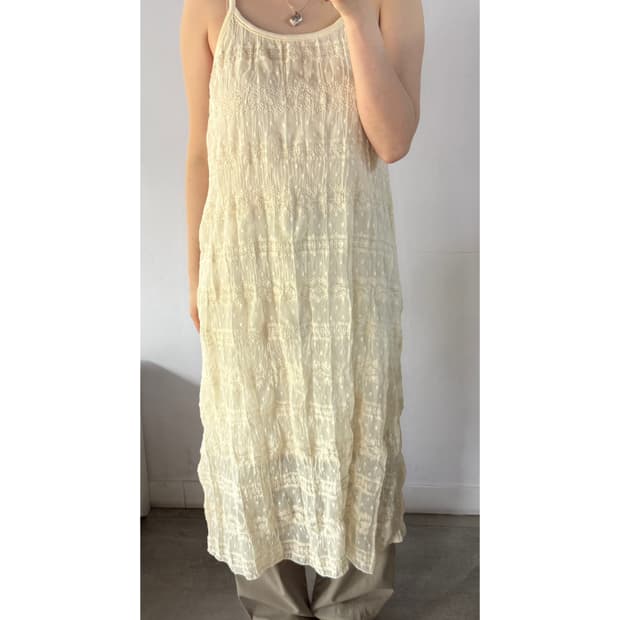 나시원피스 레이스원피스 레이어드 원피스 