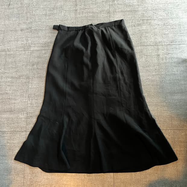 일본빈티지 하구미모리걸 달천깔페어리 아오이오우 퍼퓰럼 롱스커트