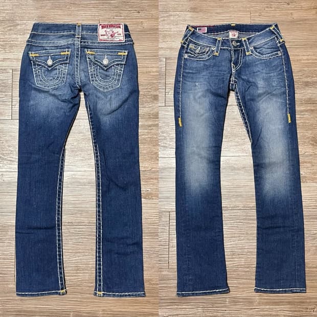 트루릴리전 로우라이즈 일자핏