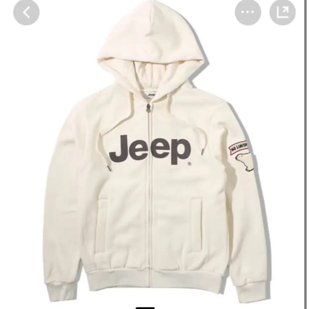 지프 폴라베어 후드집업 m