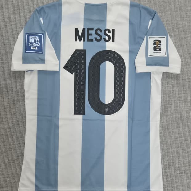 아르헨티나 국대 메시 유니폼 L사이즈 50주년 기념