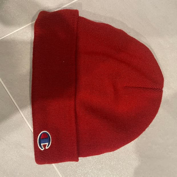 챔피온 비니 레드 새상품