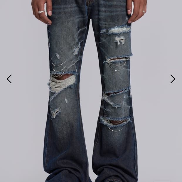 Jaded London Cross Chain Bootcut