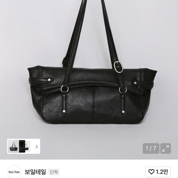 보일테일 프레자 백 블랙