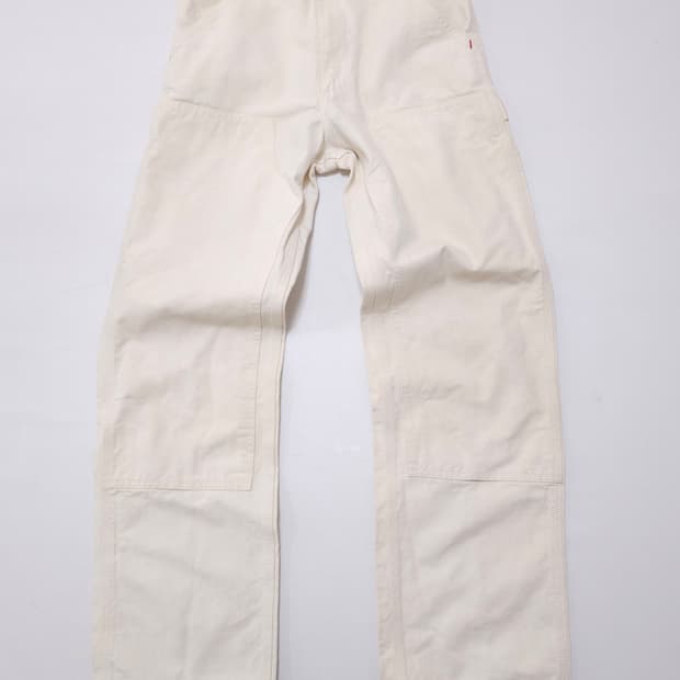 칼하트 80s 더블니 워크팬츠 크림