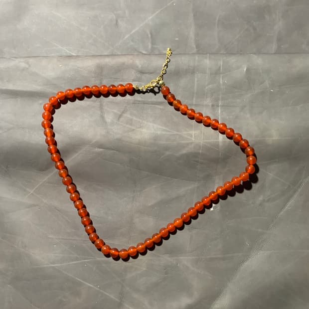 Red pearl necklace