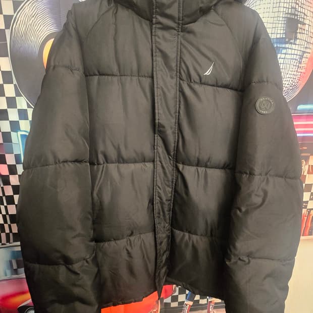 Nautica 구스다운패딩 블랙XL