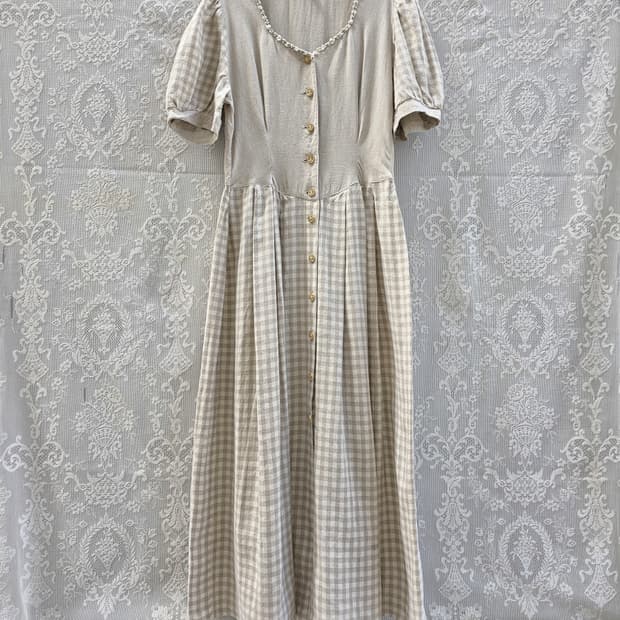 90s 컨트리 빈티지 원피스 (Made in Italy)