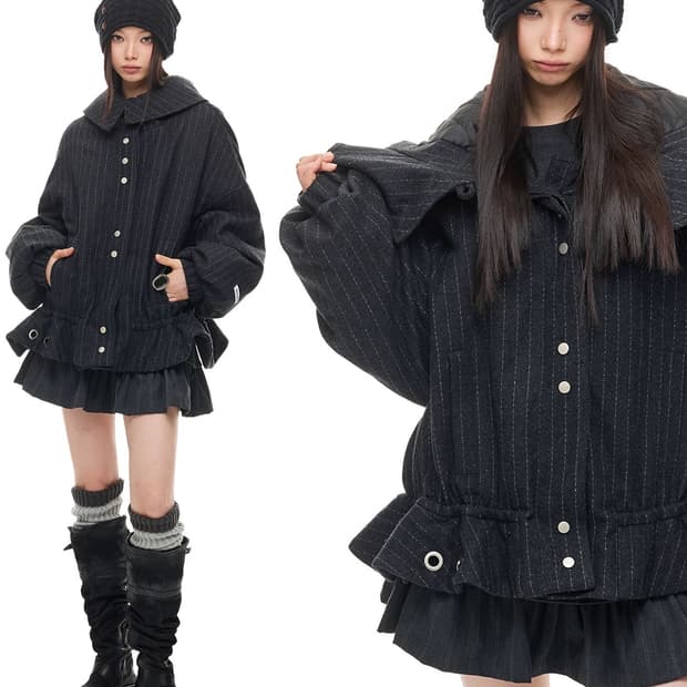 jikoo 울 오리털 자켓