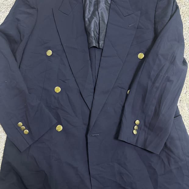 일제 FARIANI 금장 더블 블레이저 사이즈 105-110