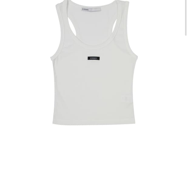 보헤미안 서울 BASIC SLEEVELESS CROP TOP, IVORY