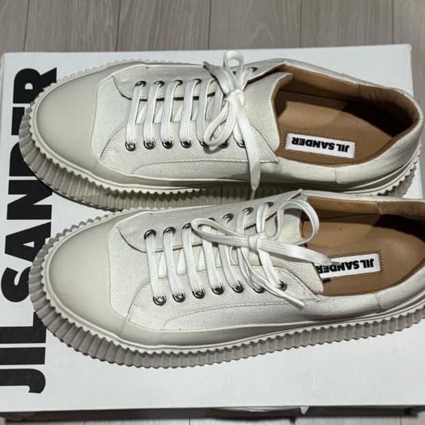 질샌더 플랫폼 스니커즈 42