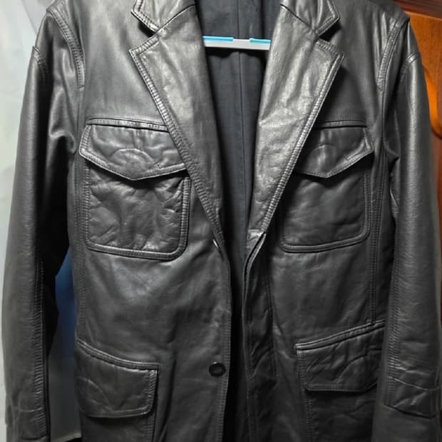 cp 컴퍼니 가죽자켓