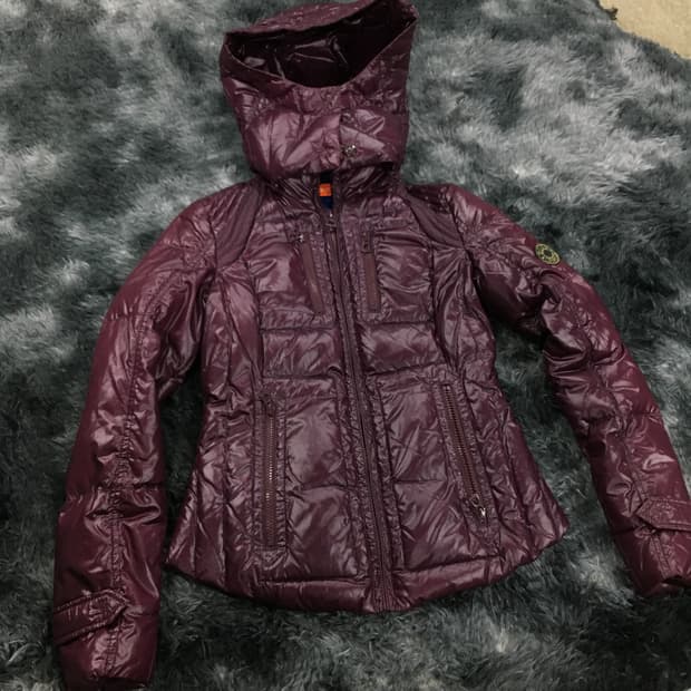 투티/0124 BOSS 휴고 보스 오렌지 경량 패딩 후드 BUR y2k