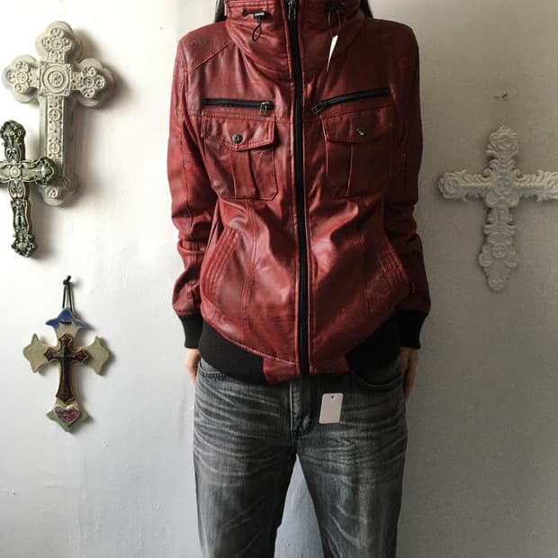 Coating high neck zip up