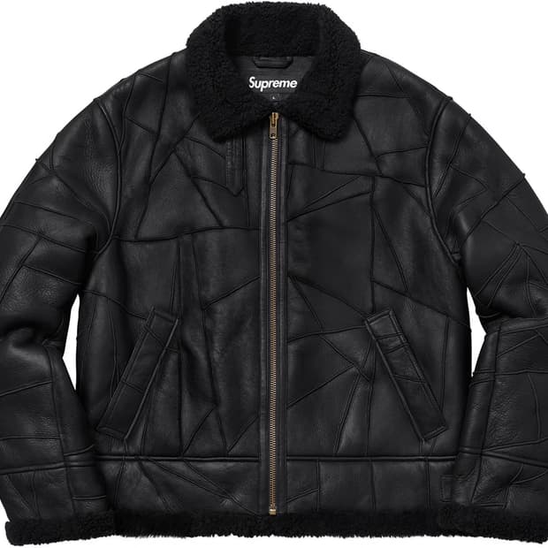 슈프림 패치웍 셰어링 B-3 자켓