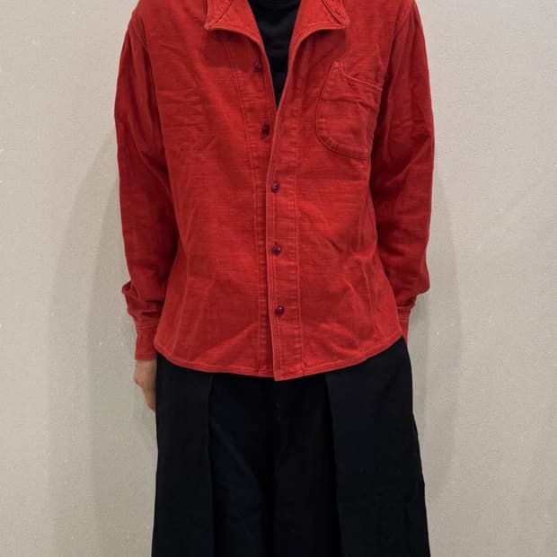 캐피탈 오벌 포켓 셔츠 자켓