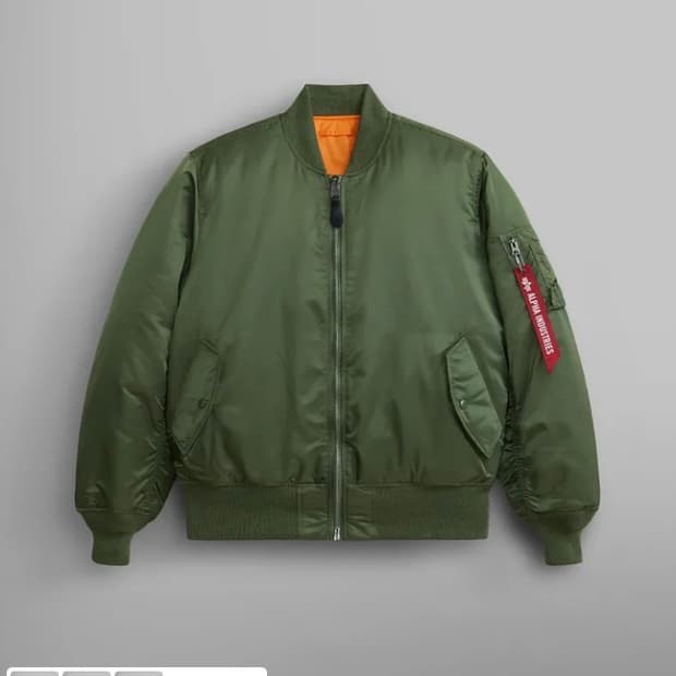 알파인더스트리 ma-1 세이지그린 S