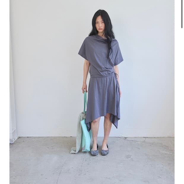 에르치바 erchiva fluid jersey dress
