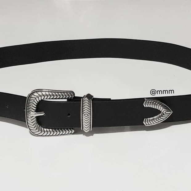 [Unisex] 롬 웨스턴 스터드 벨트