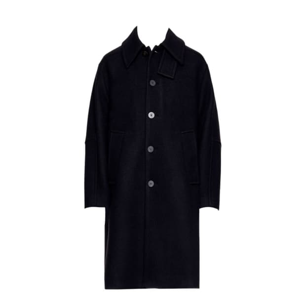 우영미 발마칸 블랙 코트 48(105~110)