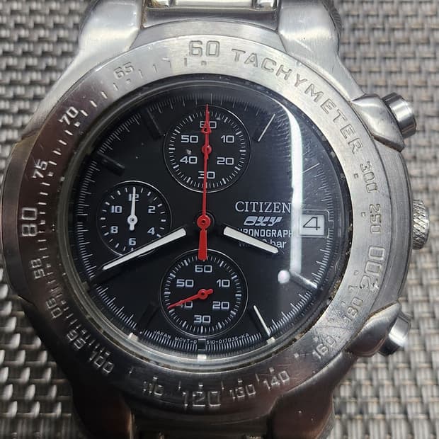 시티즌 oxy 크로노 그래프 쿼츠