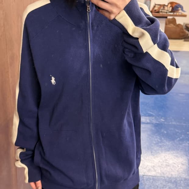 PRL 폴로 랄프로렌 투톤 집업