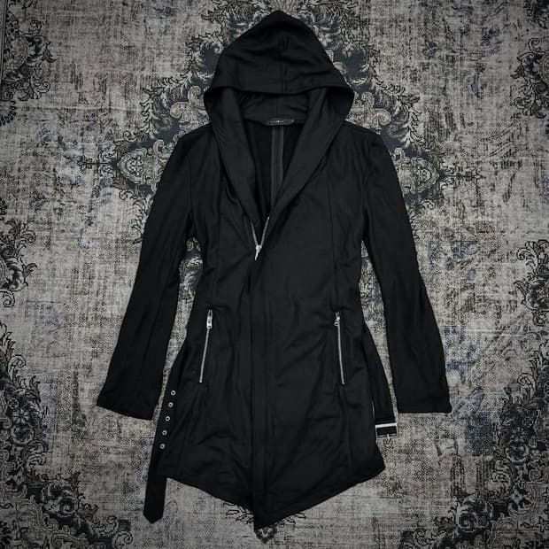 Civarize asymmetry waxed hood jacket