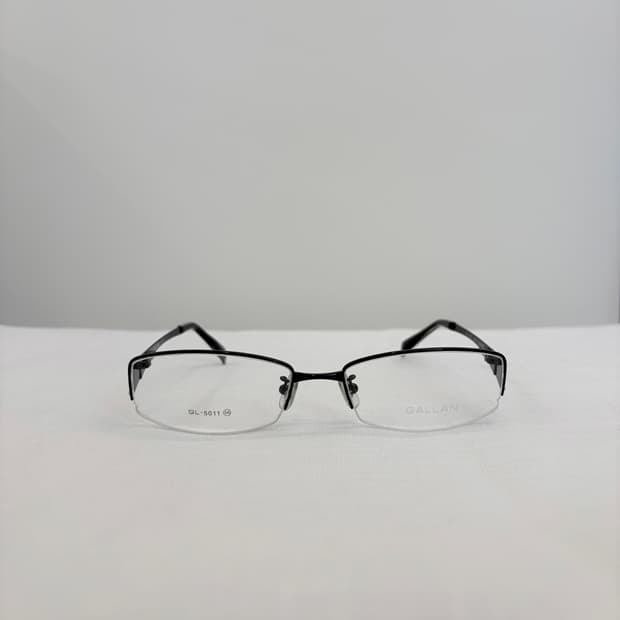 GALLAN 블랙 반무테 빈티지안경