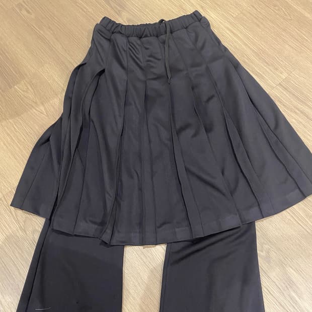 노컨텐츠(브라운)져지스커트바지