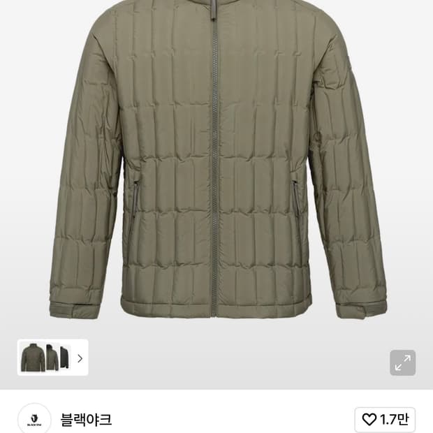 블랙야크 루클라 경량패딩