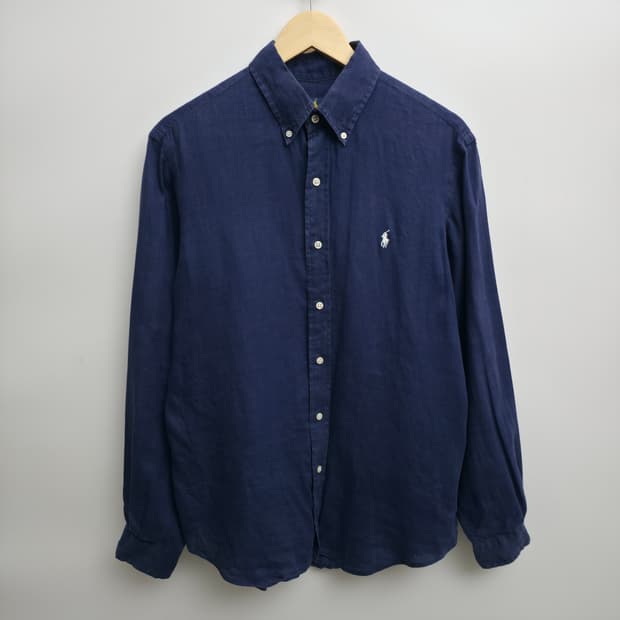 [M] 폴로 랄프로렌 네이비 린넨 셔츠