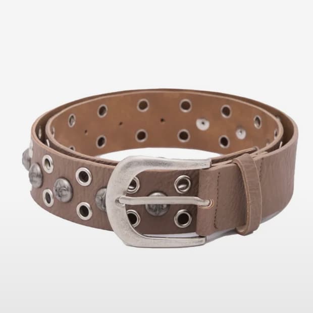 새상품)하우스락클럽 스터드벨트 데저트