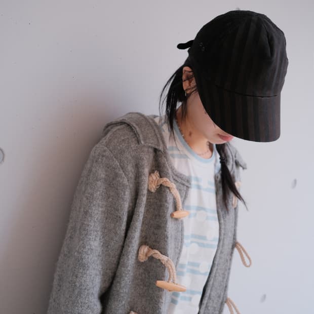 Stripe mesh cap
