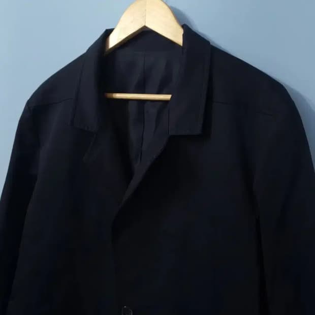 솔리드옴므 남성 블랙 코트 105