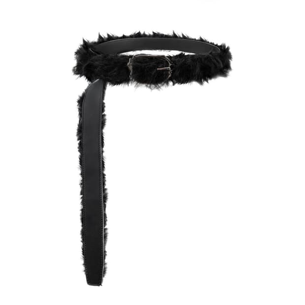 Sunday Off Club SHADOW FUR BELT
