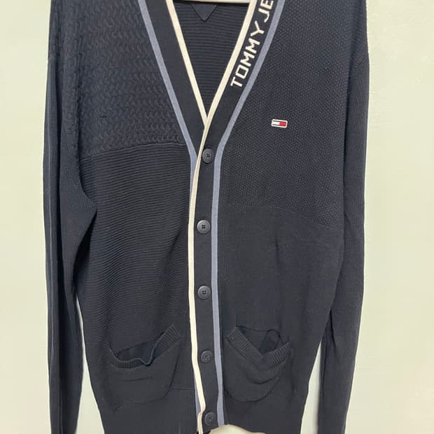 타미진스 네이비 가디건 니트