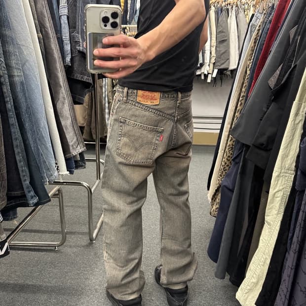 리바이스 534 샌드워싱 데님