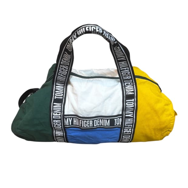 타미 힐피거 빈티지 멀티컬러 더플백