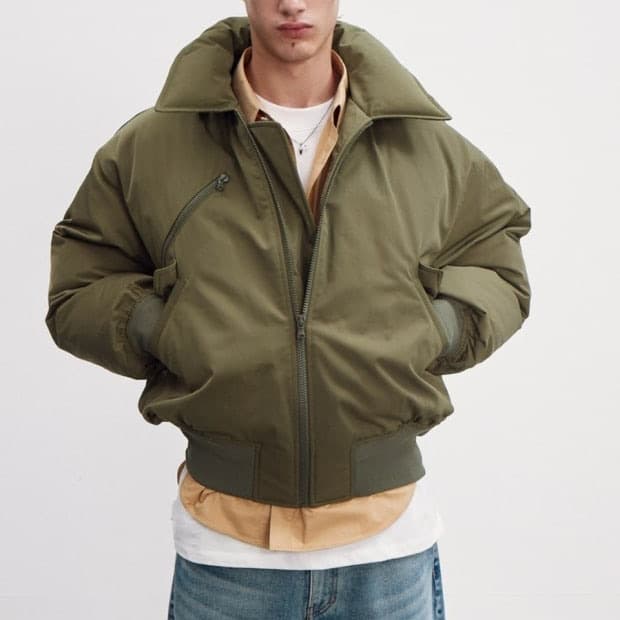 (L) 렉토 포코노 패딩 카키