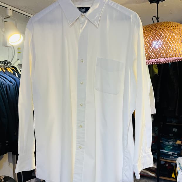 폴로 랄프로렌 화이트 드레스 셔츠