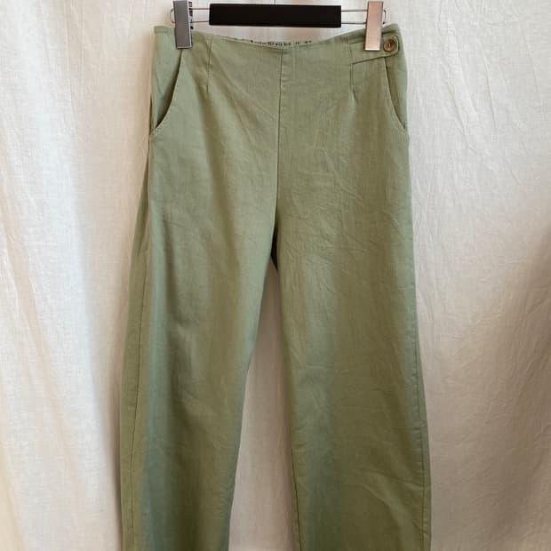 TRIPLE ARROWS 연카키 코튼 밴딩팬츠(M)