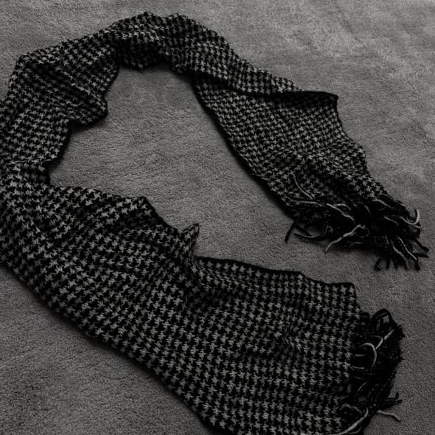 Vintage grunge & punk leopard muffler