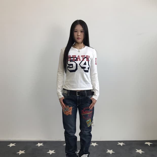 Jpn Kitsch Graphic Long Sleeve T-Shirts