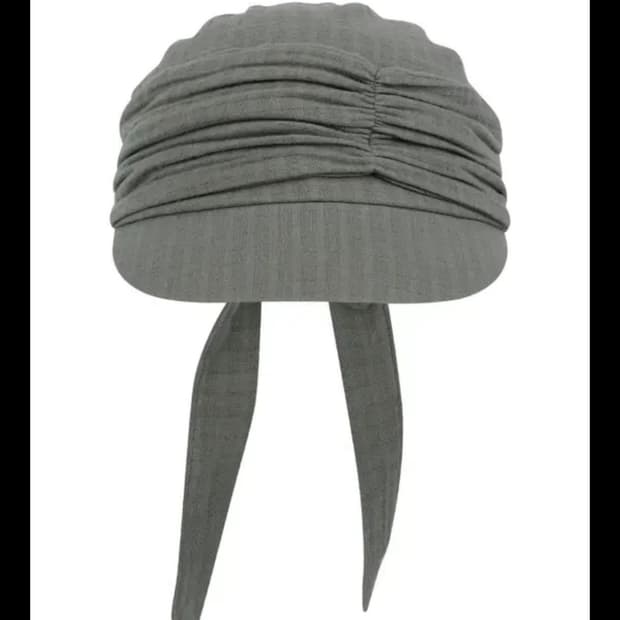 코이세이오 셔링캡 모자 그레이 coyseio shirring cap