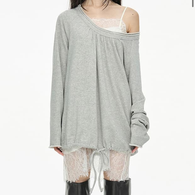 세릭 라운드 헴 스트링 탑